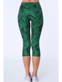 Schwarze und grüne Sportleggings H006 – Online-Shop – Boutique